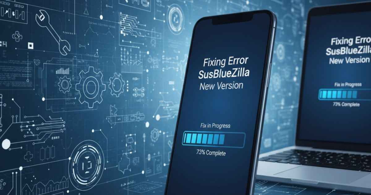 Fixing Error SusBlueZilla New Version on mobile and laptop screen.