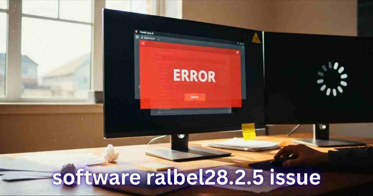 software ralbel28.2.5 issue