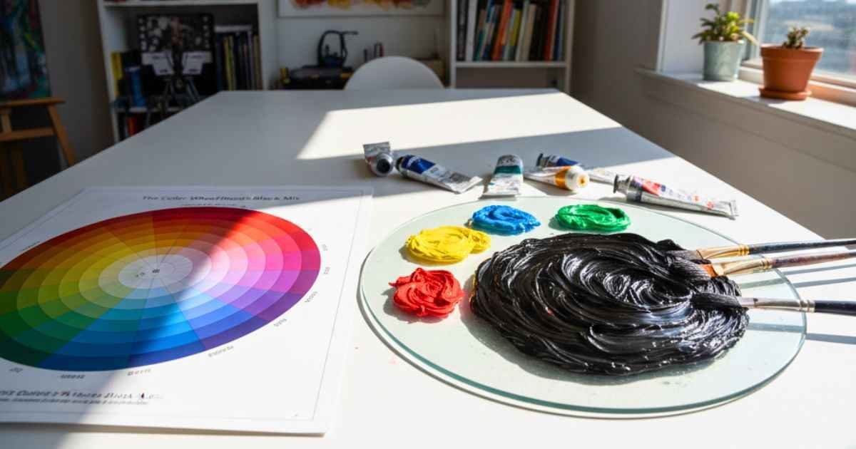 what colors make black