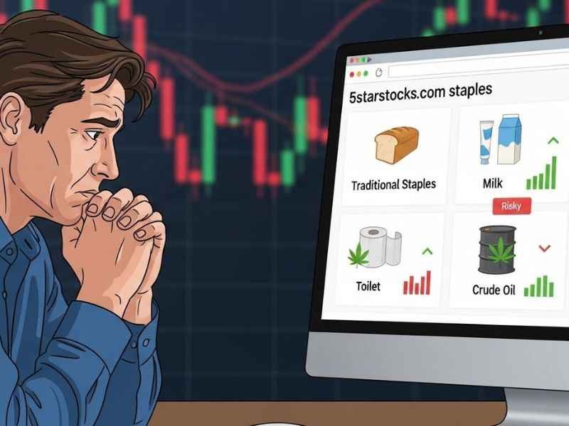 Real-World Example Hypothetical Portfolio Comparison (Safe Staples vs Mixed 5starsstocks.com Staples)